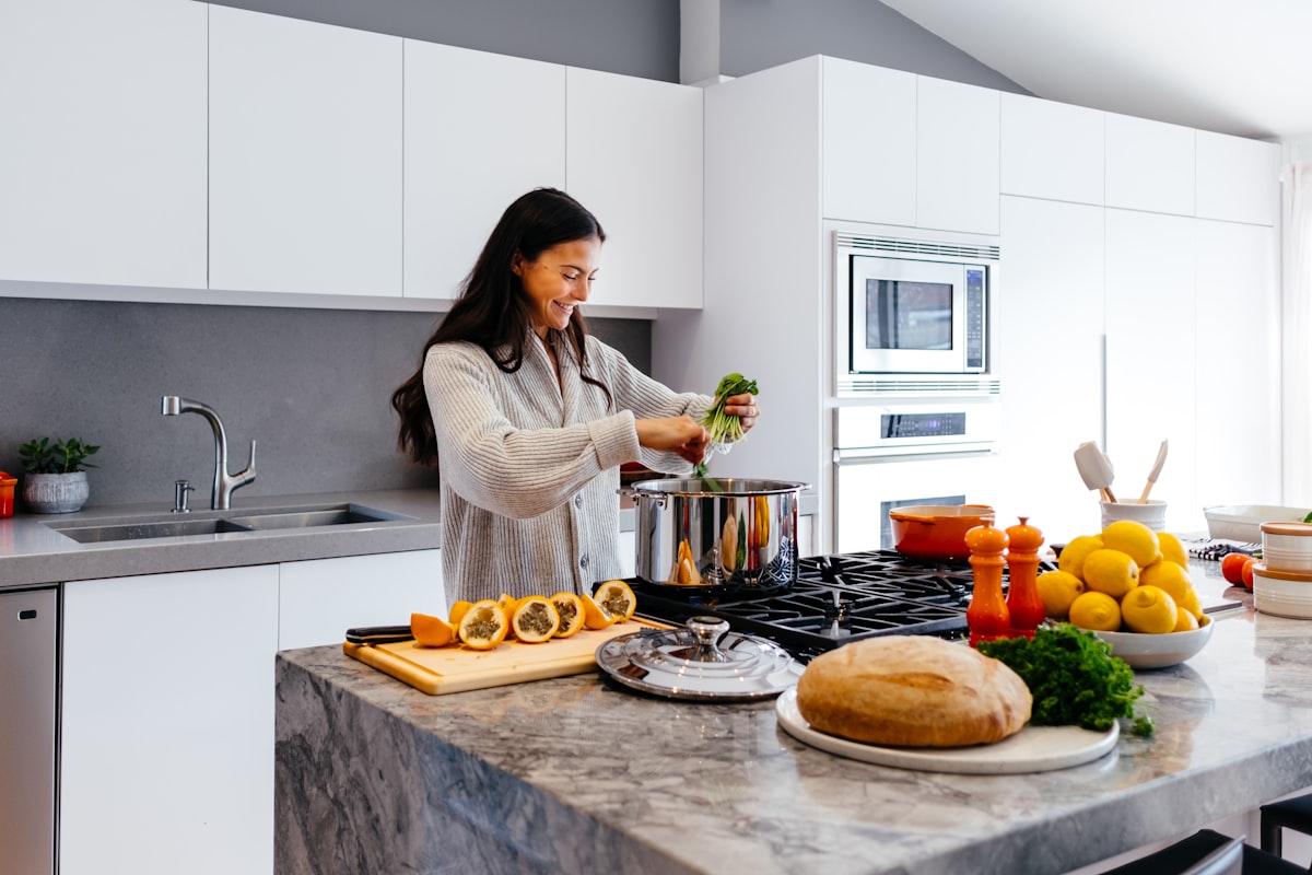 Online learning platform interface with cooking classes